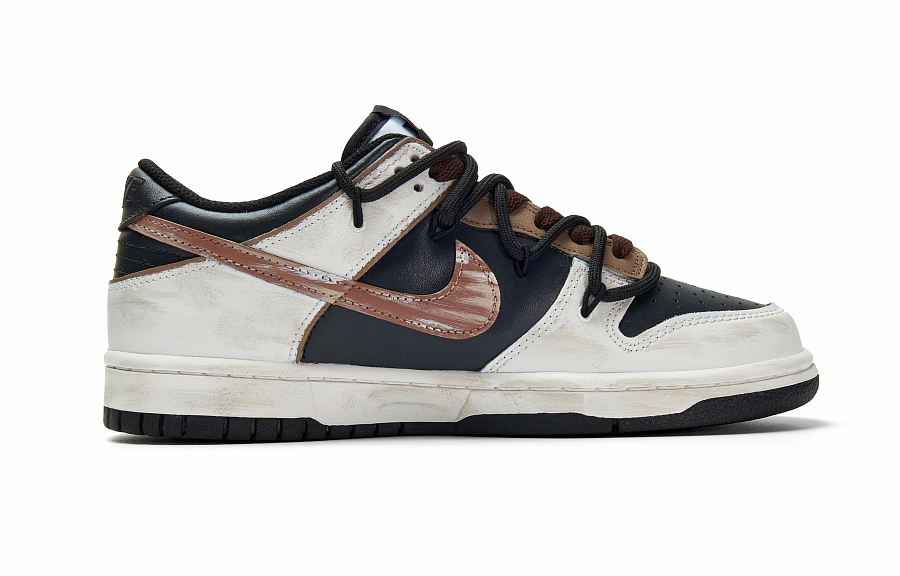 Nike Dunk Abrasion Resistant Low Top Skateboard Shoes Unisex Black Brown купить в интернет-магазине Yoocart с быстрой доставкой по России.