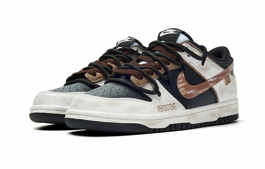 Nike Dunk Abrasion Resistant Low Top Skateboard Shoes Unisex Black Brown купить в интернет-магазине Yoocart с быстрой доставкой по России.