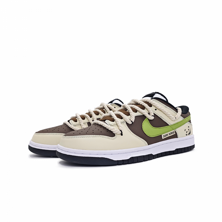 Nike Dunk Mist Forest Abrasion Resistant Low Top Skateboard Shoes Unisex Brown Green купить в интернет-магазине Yoocart с быстрой доставкой по России.