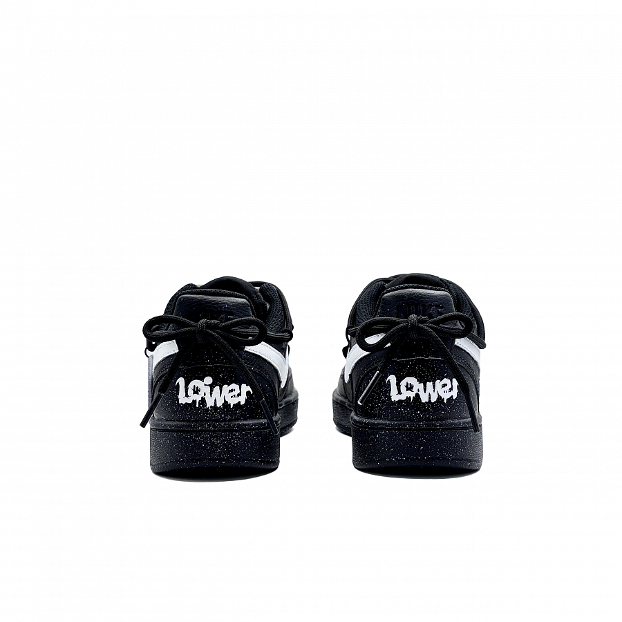 Nike Court Vision Camellya's Sky Slip Resistant Low Top Skateboard Shoes Unisex Black White купить в интернет-магазине Yoocart с быстрой доставкой по России.