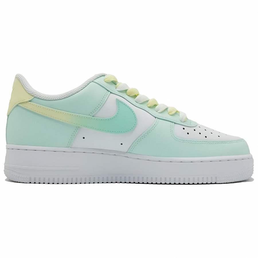 Nike Air Force 1 Abrasion Resistant Low Top Skateboard Shoes Unisex Light Cyan купить в интернет-магазине Yoocart с быстрой доставкой по России.