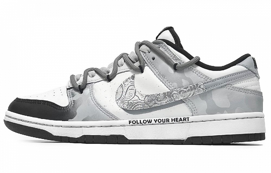 Nike Dunk Chaos Candlelight Abrasion Resistant Low Top Skateboard Shoes Men's Gray White купить в интернет-магазине Yoocart с быстрой доставкой по России.