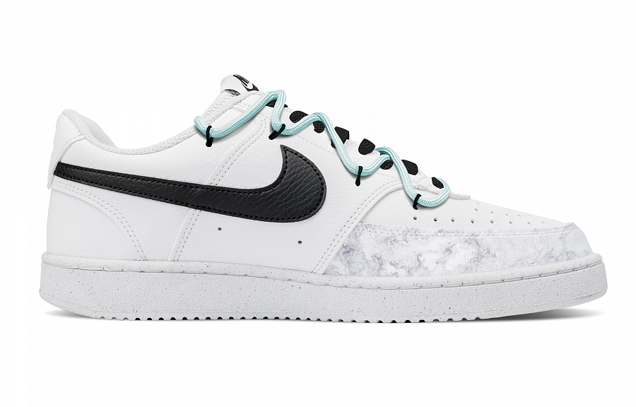 Nike Court Vision 1 Pattern Pink Heart Black Box Slip Resistant Cushioning Low Top Skateboard Shoes Men's White купить в интернет-магазине Yoocart с быстрой доставкой по России.