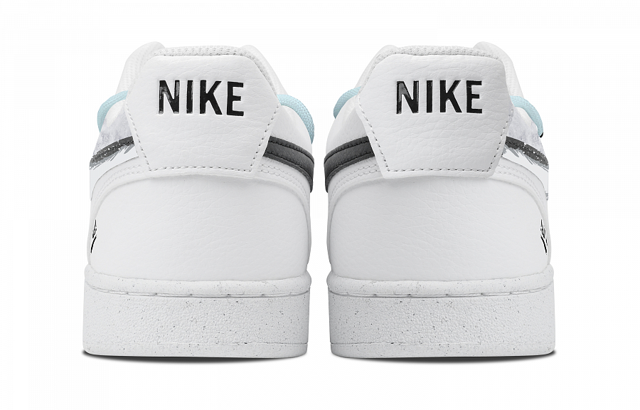 Nike Court Vision 1 Pattern Pink Heart Black Box Slip Resistant Cushioning Low Top Skateboard Shoes Men's White купить в интернет-магазине Yoocart с быстрой доставкой по России.