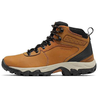 Columbia Newton Ridge Plus 2 Anti-Slip Wear-Resistant Mid-Top Trekking Shoes Men's Khaki