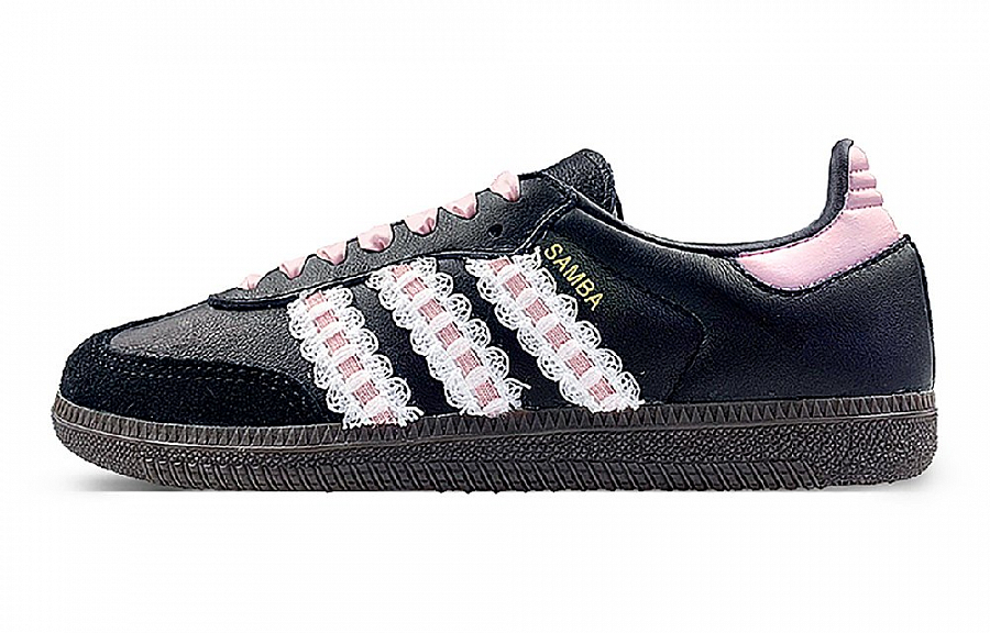 Adidas Originals SAMBA OG Abrasion Resistant Low Top Skateboard Shoes Unisex Black Pink купить в интернет-магазине Yoocart с быстрой доставкой по России.