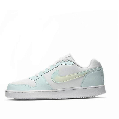 Nike EBERNON Low Top Skateboard Shoes Unisex White Green