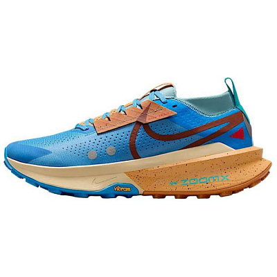 Nike ZoomX Zegama Trail 2 Support Low Top Trail Running Shoes Men's Blue