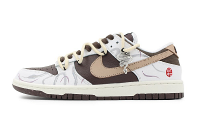 Nike Dunk Wear-resistant And Lightweight Low-Top Skateboard Shoes Unisex Brown