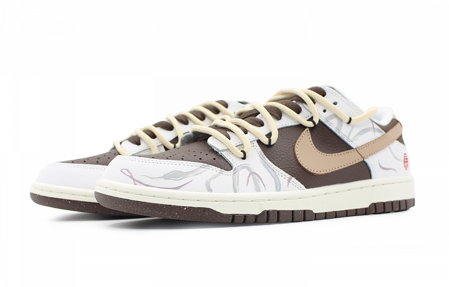 Nike Dunk Wear-resistant And Lightweight Low-Top Skateboard Shoes Unisex Brown купить в интернет-магазине Yoocart с быстрой доставкой по России.