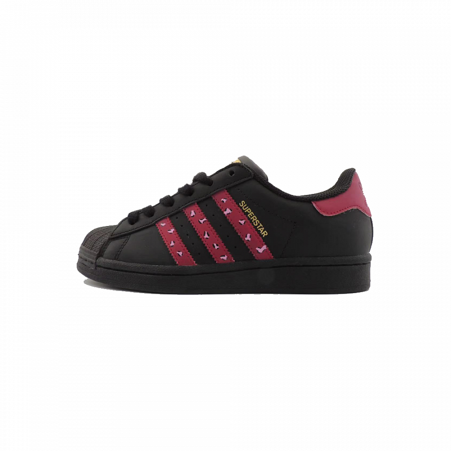 Adidas Originals SUPERSTAR Cranberry Trap Slip Resistant Low Top Skateboard Shoes Unisex Black Pink купить в интернет-магазине Yoocart с быстрой доставкой по России.