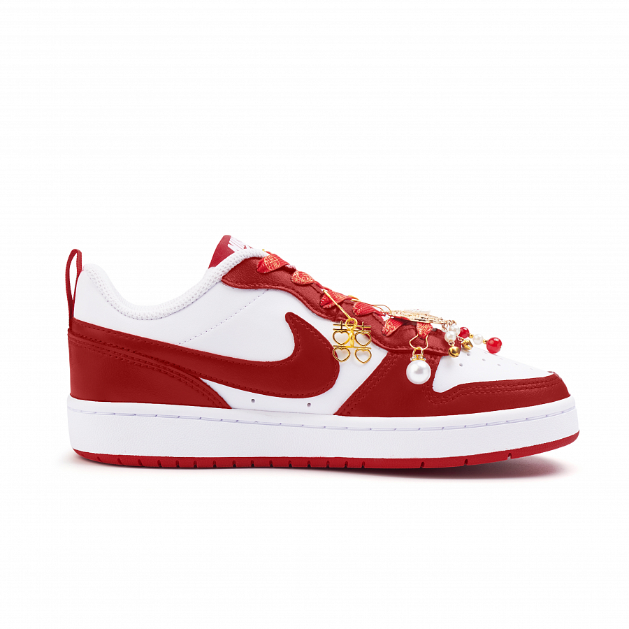 Nike Court Borough Cushioning, Wear Resistant Low Top Skateboard Shoes Women's Red купить в интернет-магазине Yoocart с быстрой доставкой по России.