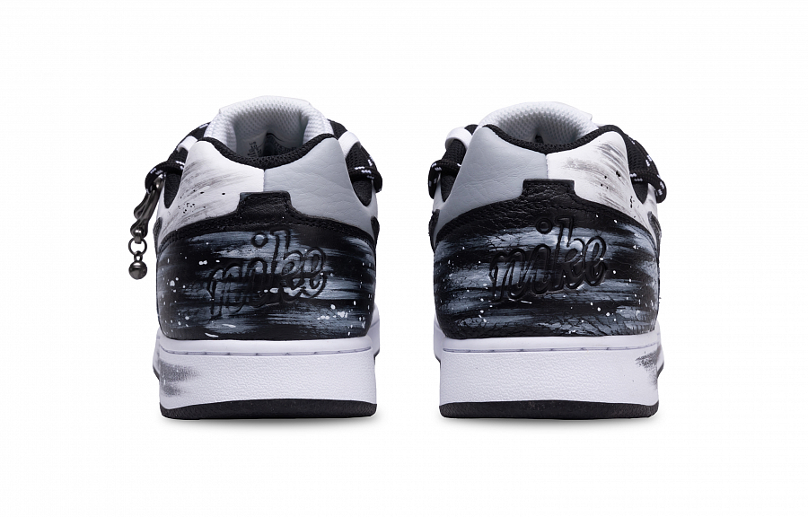 Nike EBERNON Dark Moon Symphony Slip Resistant Low Top Skateboard Shoes Men's Black White купить в интернет-магазине Yoocart с быстрой доставкой по России.