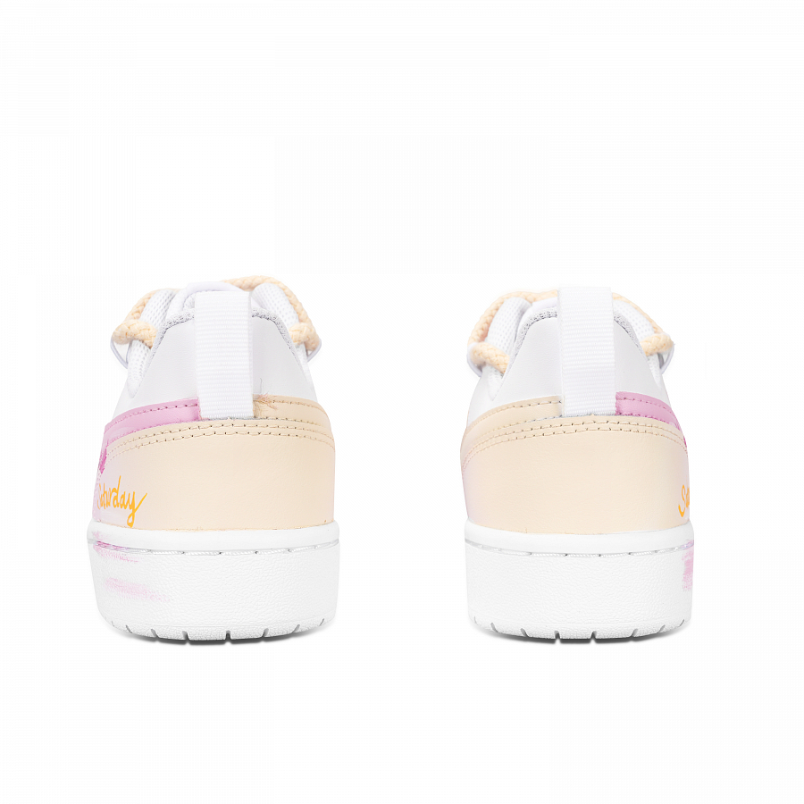 Nike Court Borough Dreamy Pastoral Abrasion Resistant Low Top Skateboard Shoes Unisex Yellow Pink White купить в интернет-магазине Yoocart с быстрой доставкой по России.