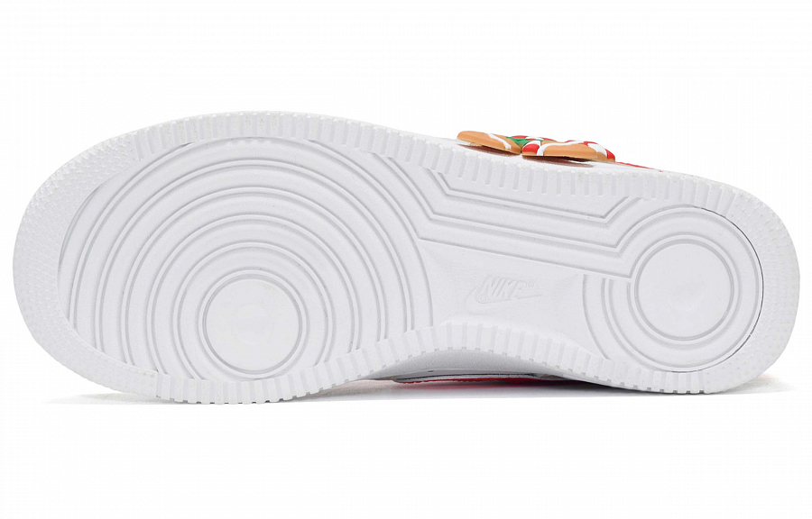 Nike Air Force 1 Slip-Resistant Low-Top Skateboard Shoes Unisex Red White купить в интернет-магазине Yoocart с быстрой доставкой по России.