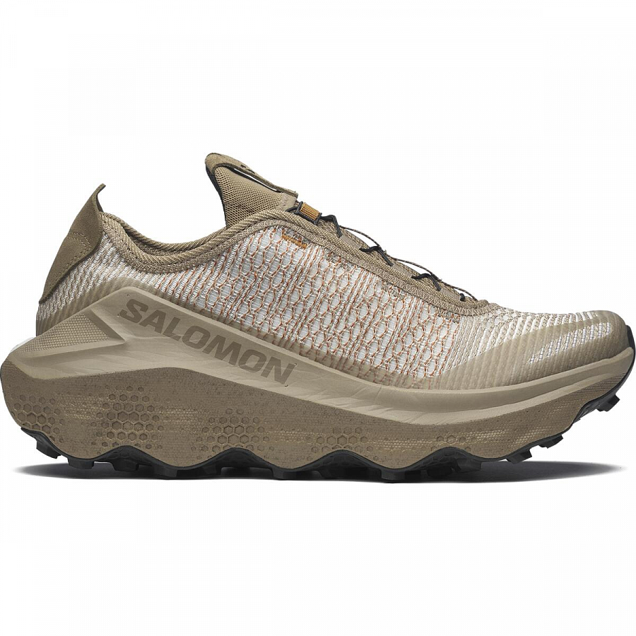 SALOMON Cushioning Coverage Low Top Running Shoes Unisex Lime Gray купить в интернет-магазине Yoocart с быстрой доставкой по России.