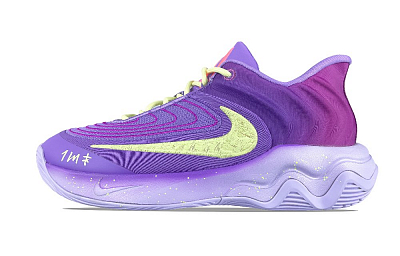 Nike Giannis Immortality Wear-Resistant Slip-Resistant Low-Top Basketball Shoes Men's Purple
