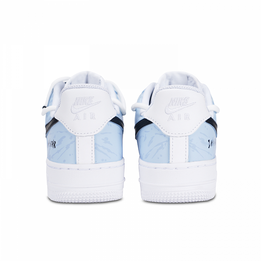 Nike Air Force 1 Blue Dream Abrasion Resistant Low Top Skateboard Shoes Women's Sky Blue купить в интернет-магазине Yoocart с быстрой доставкой по России.
