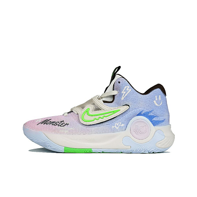 Nike KD Trey 5 X Cushioned Slip Resistant Abrasion Resistant Low Top Basketball Shoes Men's Blue Purple