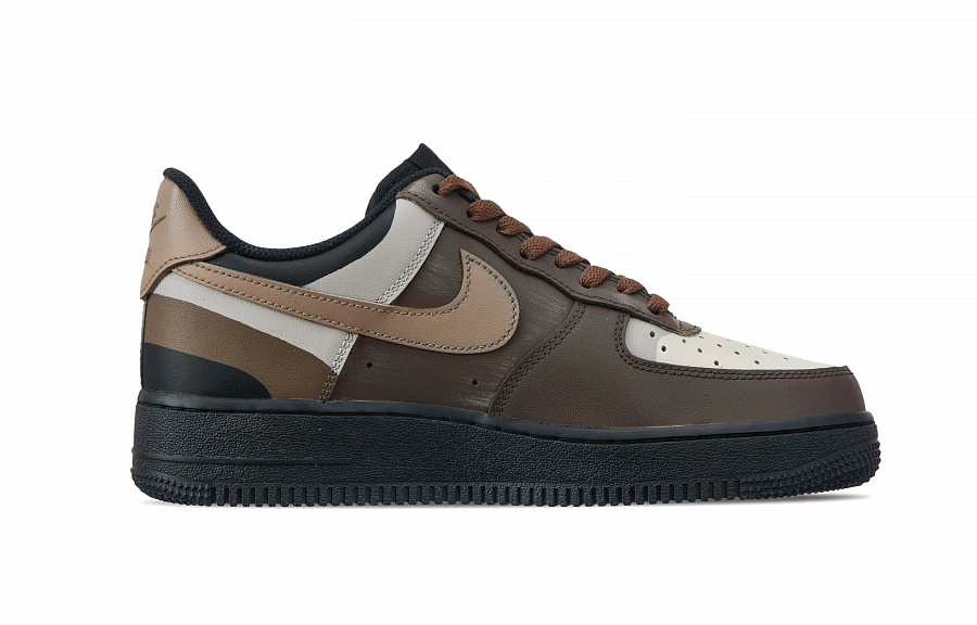 Nike Air Force 1 Gentleman Cocoa Anti-Slip Wear-Resistant Low-Top Skateboard Shoes Unisex Black Brown купить в интернет-магазине Yoocart с быстрой доставкой по России.