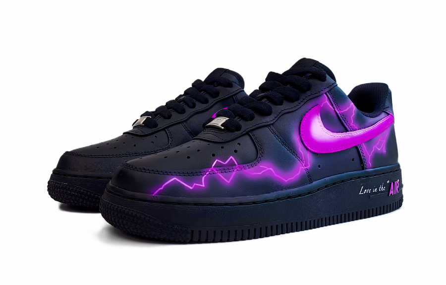 Nike Air Force 1 Anti Slip Wear Resistant Low Top Skateboard Shoes Unisex Purple купить в интернет-магазине Yoocart с быстрой доставкой по России.