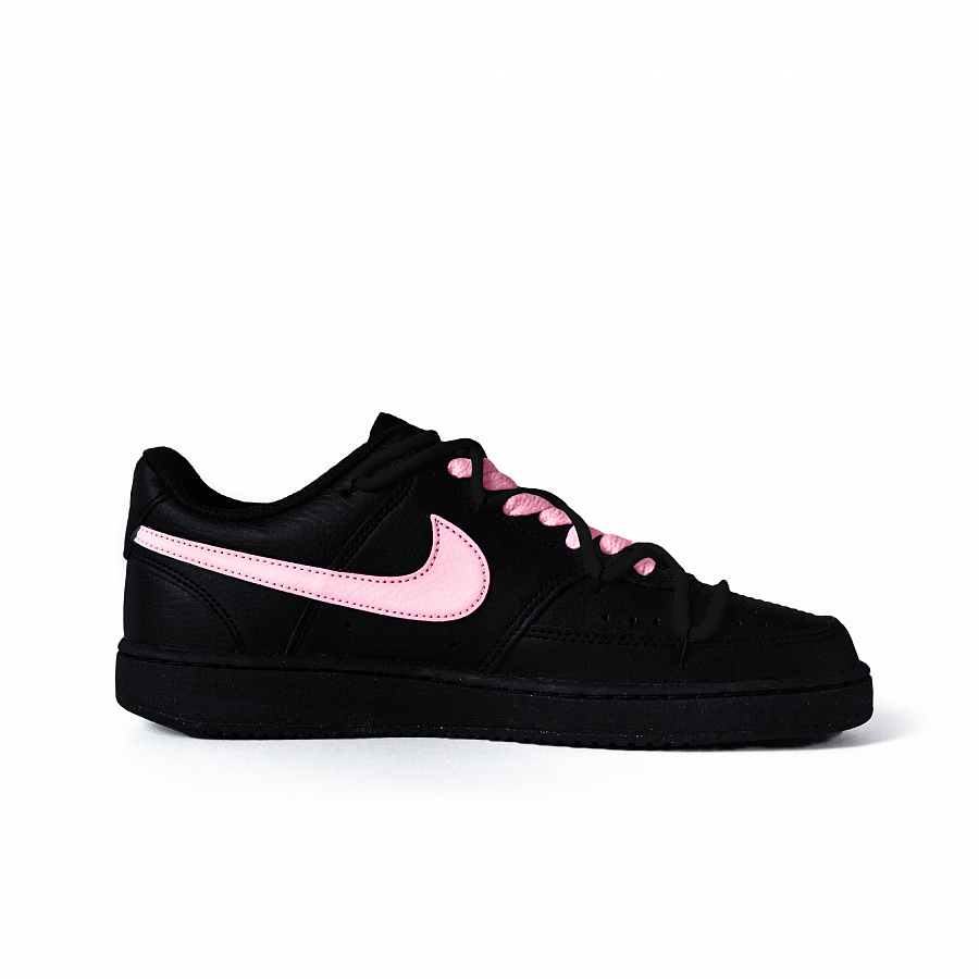 Nike Court Vision Anti Slip Wear Resistant Low Top Skateboard Shoes Unisex Black купить в интернет-магазине Yoocart с быстрой доставкой по России.