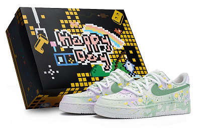 Nike Air Force 1 Skateboard Shoes Men's Low Top Purple/White