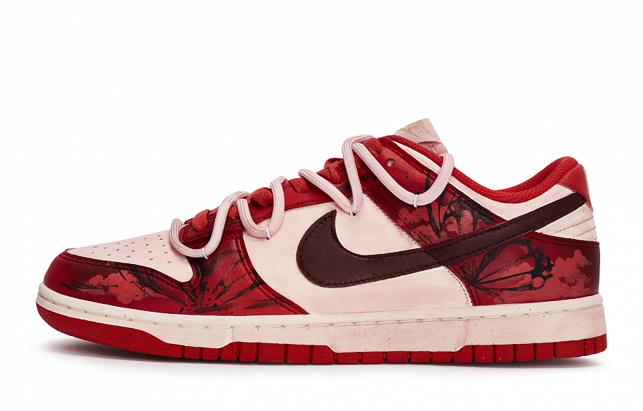 Nike Dunk Skateboard Shoes Women's Low Top Beige/Red купить в интернет-магазине Yoocart с быстрой доставкой по России.