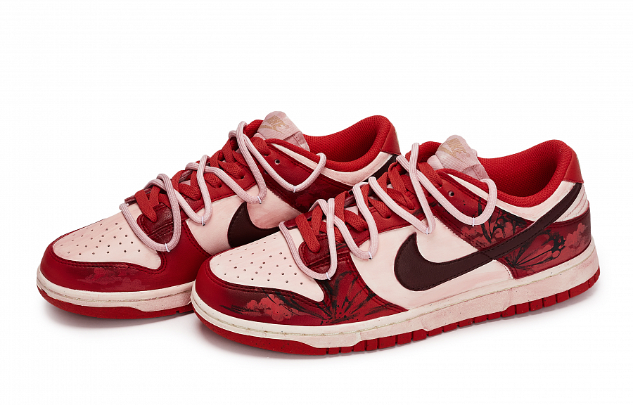 Nike Dunk Skateboard Shoes Women's Low Top Beige/Red купить в интернет-магазине Yoocart с быстрой доставкой по России.