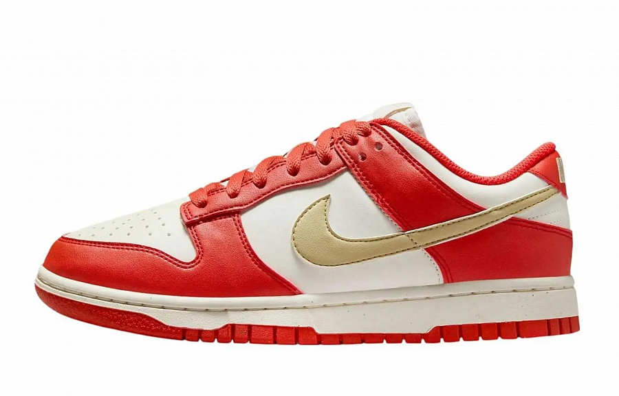 Nike Dunk Skateboard Shoes Women's Low Top Beige/Red купить в интернет-магазине Yoocart с быстрой доставкой по России.