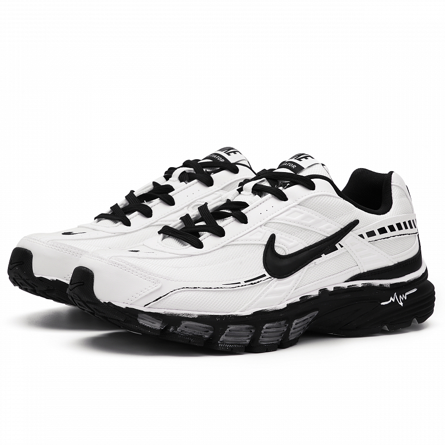 Nike Initiator Shock Absorbers Low Top Casual Sprint Running Shoes Men's White Black купить в интернет-магазине Yoocart с быстрой доставкой по России.