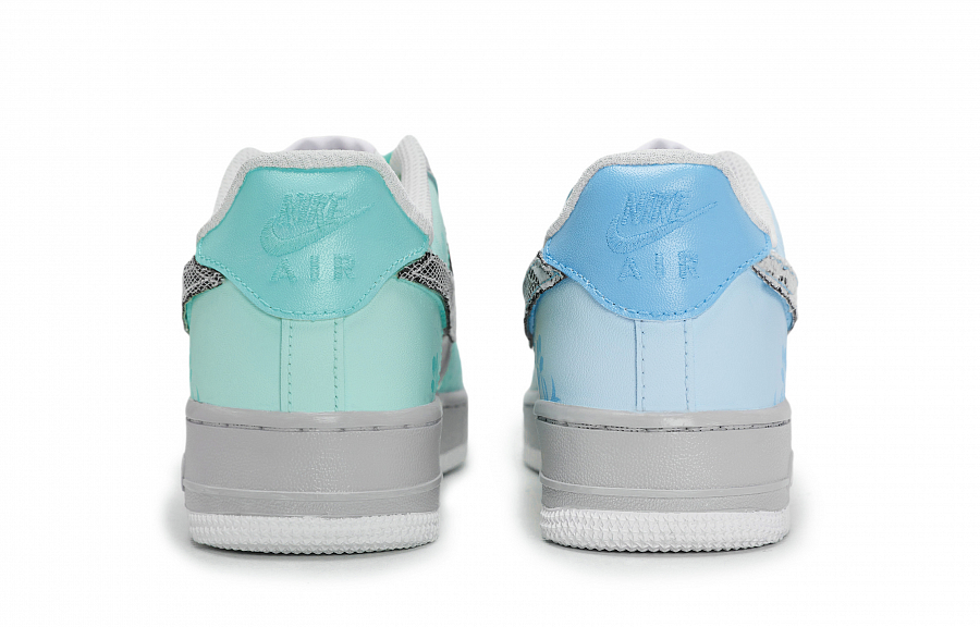 Nike Air Force 1 Skateboard Shoes Unisex Low top White/Blue/Tiffany купить в интернет-магазине Yoocart с быстрой доставкой по России.