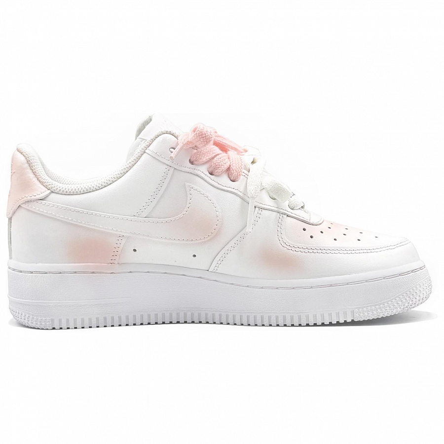 Nike Air Force 1 Anti-Slip Wear-Resistant Low-Top Skateboard Shoes Women's Pink White купить в интернет-магазине Yoocart с быстрой доставкой по России.