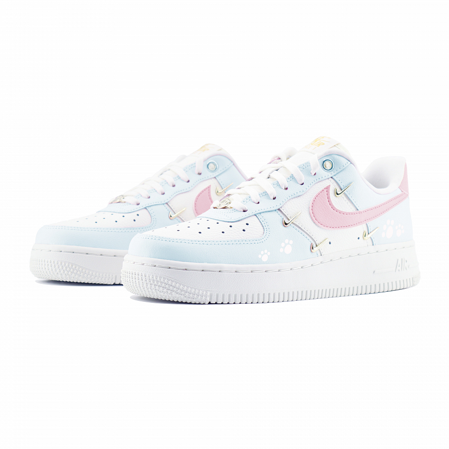 Nike Air Force 1 Abrasion Resistant Low Top Skateboard Shoes Unisex Blue White купить в интернет-магазине Yoocart с быстрой доставкой по России.