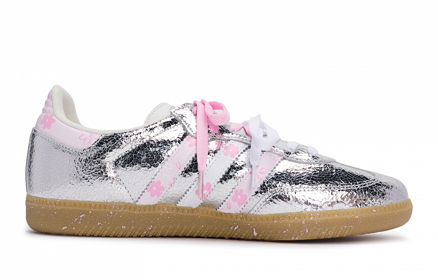 Adidas Originals SAMBA OG German Army Trainers Women's Low Top Silver/Pink купить в интернет-магазине Yoocart с быстрой доставкой по России.