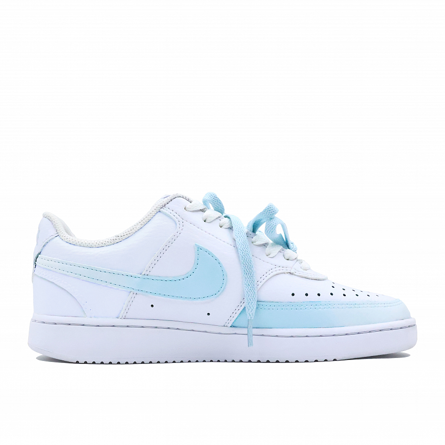 Nike Court Vision Cushioning Wear Resistant Low Top Skateboard Shoes Women's Light Blue купить в интернет-магазине Yoocart с быстрой доставкой по России.