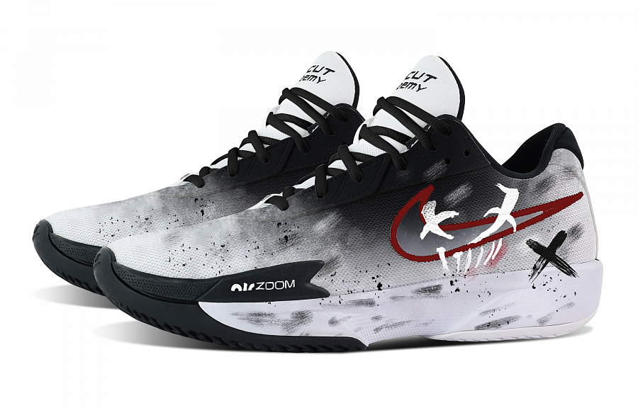 Nike Air Zoom G.T. Cut Academy Venom Blue Box Abrasion Resistant Low Top Basketball Shoes Men's Black купить в интернет-магазине Yoocart с быстрой доставкой по России.