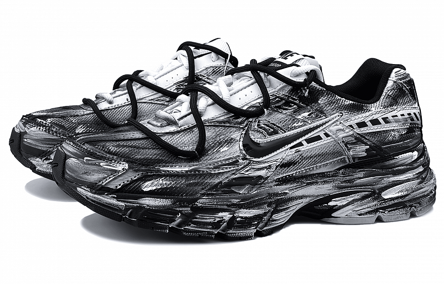 Nike Initiator Abrasion Resistant Low Top Running Shoes Men's Black White купить в интернет-магазине Yoocart с быстрой доставкой по России.