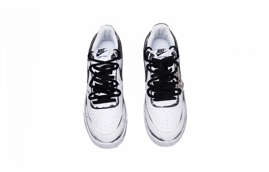 Nike Court Vision 1 Low Top Skateboard Shoes Unisex Black купить в интернет-магазине Yoocart с быстрой доставкой по России.