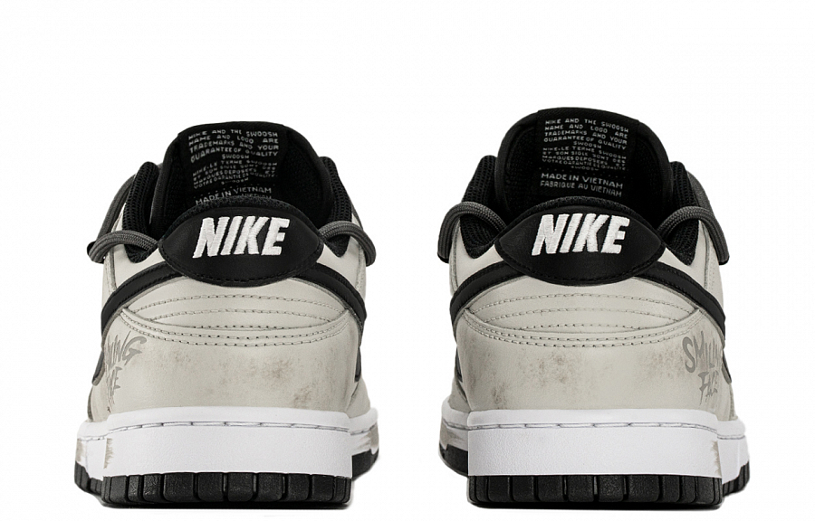 Nike Dunk Abrasion Resistant Low top Skateboard Shoes Men's Beige Black купить в интернет-магазине Yoocart с быстрой доставкой по России.
