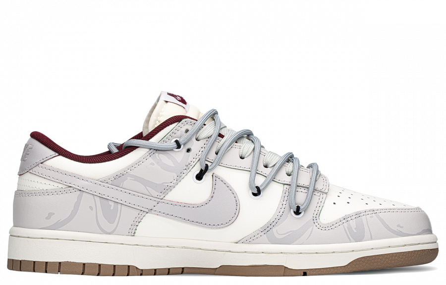 Nike Dunk Slip Resistant, Abrasion Resistant, Lightweight, Height Increasing Low top Skateboard Shoes Men's White Gray купить в интернет-магазине Yoocart с быстрой доставкой по России.