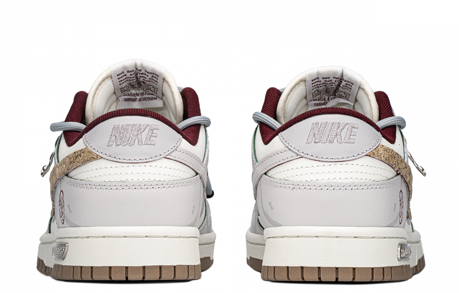 Nike Dunk Slip Resistant, Abrasion Resistant, Lightweight, Height Increasing Low top Skateboard Shoes Men's White Gray купить в интернет-магазине Yoocart с быстрой доставкой по России.