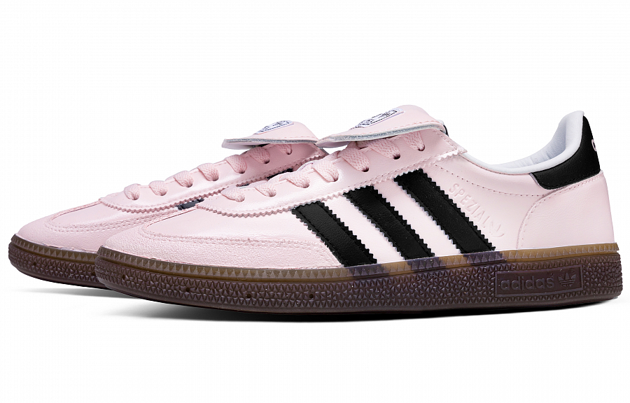 Adidas Originals HANDBALL SPEZIAL Girlish Secrets Abrasion Resistant Low Top Skateboard Shoes Men's Pink Black купить в интернет-магазине Yoocart с быстрой доставкой по России.