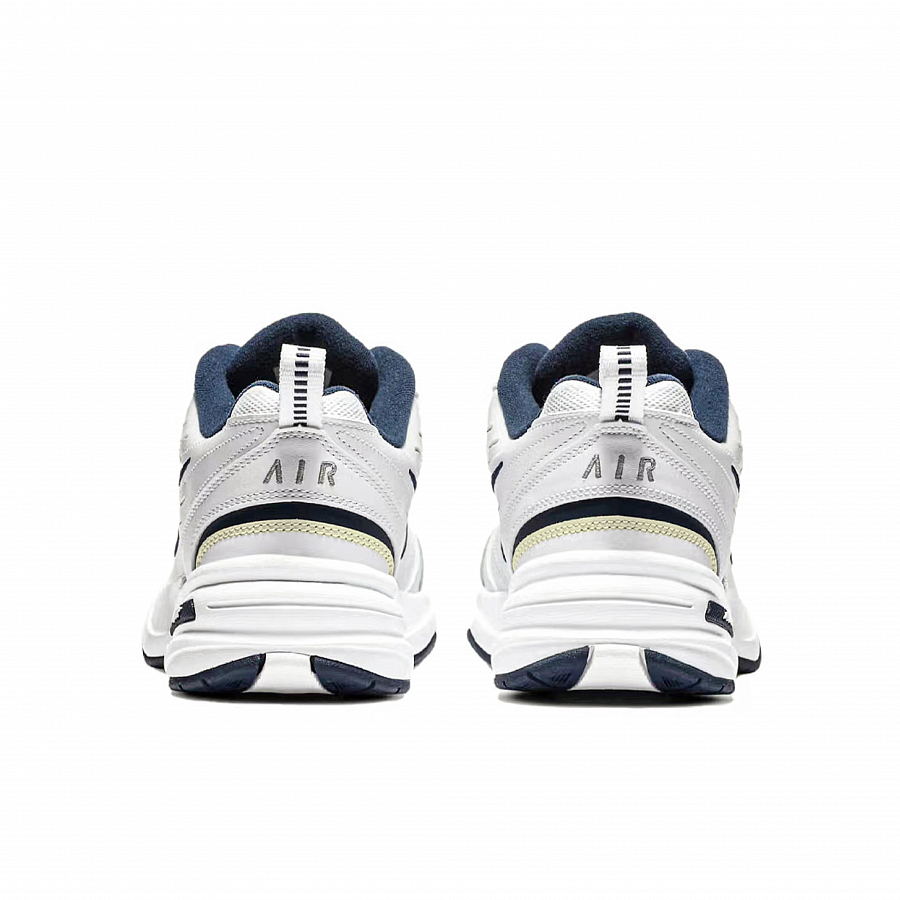 Nike Air Monarch 4 Anti-Slip Wear-Resistant Low-Top Chunky Sneakers Unisex White Yellow купить в интернет-магазине Yoocart с быстрой доставкой по России.