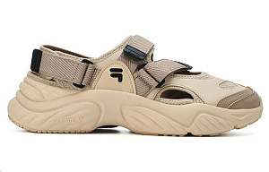 FILA FUSION Conch Sandals ''Beige Black' 1 3771634
