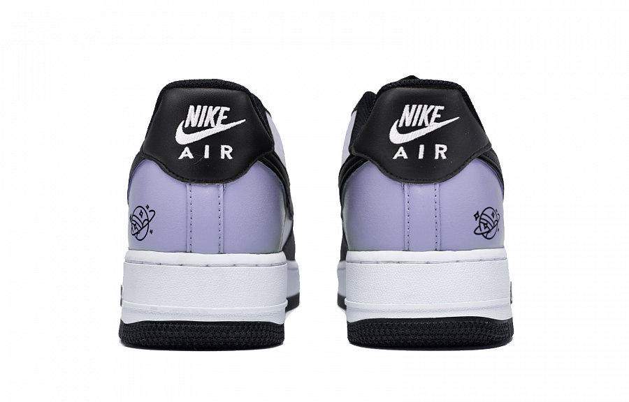 Nike Air Force 1 Puppy Fragment Low Top Skateboard Shoes Men's White Purple купить в интернет-магазине Yoocart с быстрой доставкой по России.