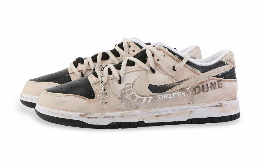 Nike Dunk Drippy Sand Worm Abrasion Resistant Low top Skateboard Shoes Men's Beige купить в интернет-магазине Yoocart с быстрой доставкой по России.