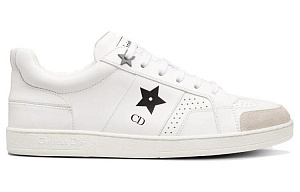 DIOR Star Platform Shoes Low Top Skateboard Shoes Women's White 1 3775496