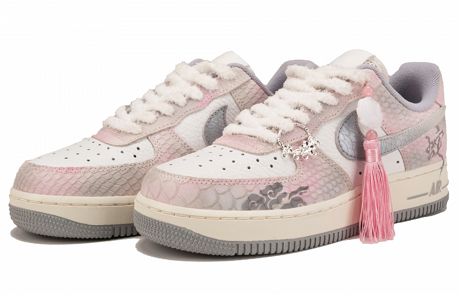 Nike Air Force 1 Wear-Resistant Low-Top Skateboard Shoes Women's Pink White купить в интернет-магазине Yoocart с быстрой доставкой по России.