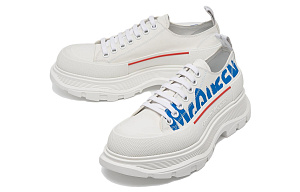 Alexander McQueen Tread Slick Sneakers 'White Blue' 1 3776577